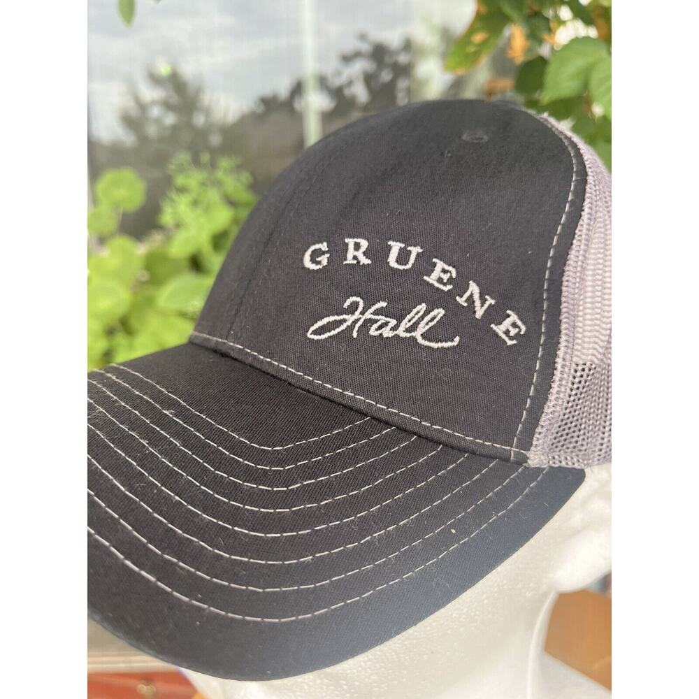 Gruene Hall Hat Black Snapback Grey Mesh Richardson Good Lookin Country Music